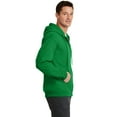 thumbnail image 3 of Port & Company   Core Fleece Full Zip Hooded Sweatshirt-4XL (Clover Green), 3 of 6