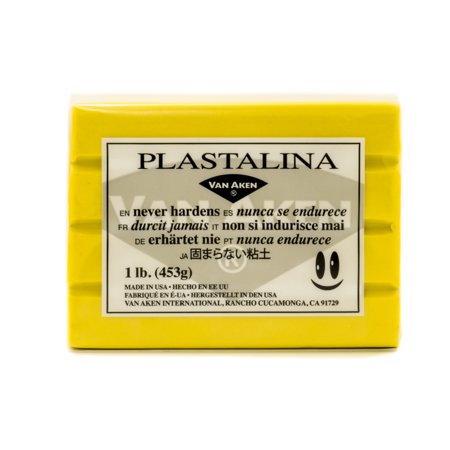UPC: 0031002101013 | Van Aken Modeling Clay  1 lb.  Yellow