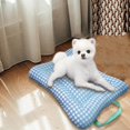thumbnail image 4 of Premium Orthopedic Dog Bed Mat with Thick Plush Cushion & Waterproof Lining for Large Breed Comfort and Joint Support, Ideal for Crates and Floor Use | Sky Blue KTFgvq, 4 of 7