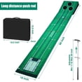 thumbnail image 4 of Portable Golf Putting Mat, Mini Golf Putting Green Indoor and Outdoor with Balls and Retractable Push Rod, 4 of 4