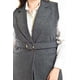 thumbnail image 4 of Chaleco largo con textura Roman Fashion Gris oscuro Talla 40, 4 of 6