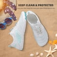 thumbnail image 4 of ZUTY Water Shoes Men Women Adult Quick-Dry Aqua Sock Barefoot for Beach Swim River Pool Lake Hiking Kayaking Surfing White 7, 4 of 6