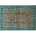 thumbnail image 1 of Ahgly Company Indoor Rectangle Oriental Light Blue Traditional Area Rugs, 2' x 3', 1 of 4
