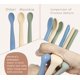 thumbnail image 5 of Juego de 4 cucharas de silicona para bebés Moonkie para autoalimentación, 5 of 9