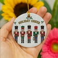 thumbnail image 5 of ViciArt Nutcracker Ornament - 3" Ceramic Holiday Tree Decor with Classic Soldiers & Holiday Cheer, 5 of 5