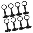 thumbnail image 4 of GUOOL 8 Pcs Support de Tringle à Rideau de Plafond pour Armoire Chambre, 4 of 9