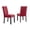 Red, variant on Roundhill Furniture Biony Fabric Dining Chairs with Nailhead Trim, Set of 2, Red