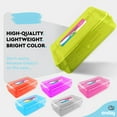 thumbnail image 6 of Enday Multipurpose Utility Box with Lid Plastic Pencil Case Organizer, Green 1 Pack, 6 of 7