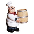thumbnail image 2 of Estatuilla decorativa , soportes pa palillos de , adorno coleccionable, tesanía de cocina, chef de cocina pa tienda, servicio de , Cocinero perfecl Figurilla de chef, 2 of 7