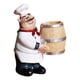 thumbnail image 1 of Figura de chef con porta palillos, coleccionable, arte, artesanía, escultura, adorno, novedad Cocinero, 1 of 8