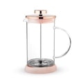 thumbnail image 5 of Pinky Up Riley Mini tetera de vidrio, cafetera, prensa francesa para té y café de hojas sueltas, cafetera para bebidas calientes o heladas, 12 oz, rosa, 5 of 5