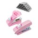 thumbnail image 1 of Set de mini engrapadora ADDY & PLUSY con 1,000 grapas, rosa, 1 of 7