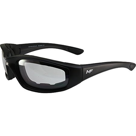 - Motoframes MF Payback Padded Motorcycle Sunglasses Black Frames Mirror Lenses