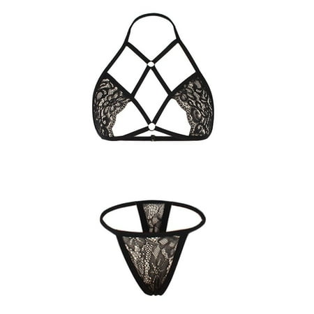 Alluring Women Cage Bra Sheer Bras for Women Cute Front Closure Elastic Cage Bra Strappy Stockings for Plus Size Women Lingerie Hollow Out Bra Bustier