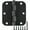 Matte Black-Rounded, variant on 1 Pack Matte Black 3.5" Ball Bearing Door Hinge, 5/8" Radius, Silent No-Squeak Hinge for Interior Wooden Doors