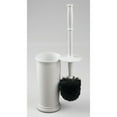 thumbnail image 2 of mDesign Plastic Compact Bathroom Toilet Bowl Brush and Holder - Light Gray, 2 of 6