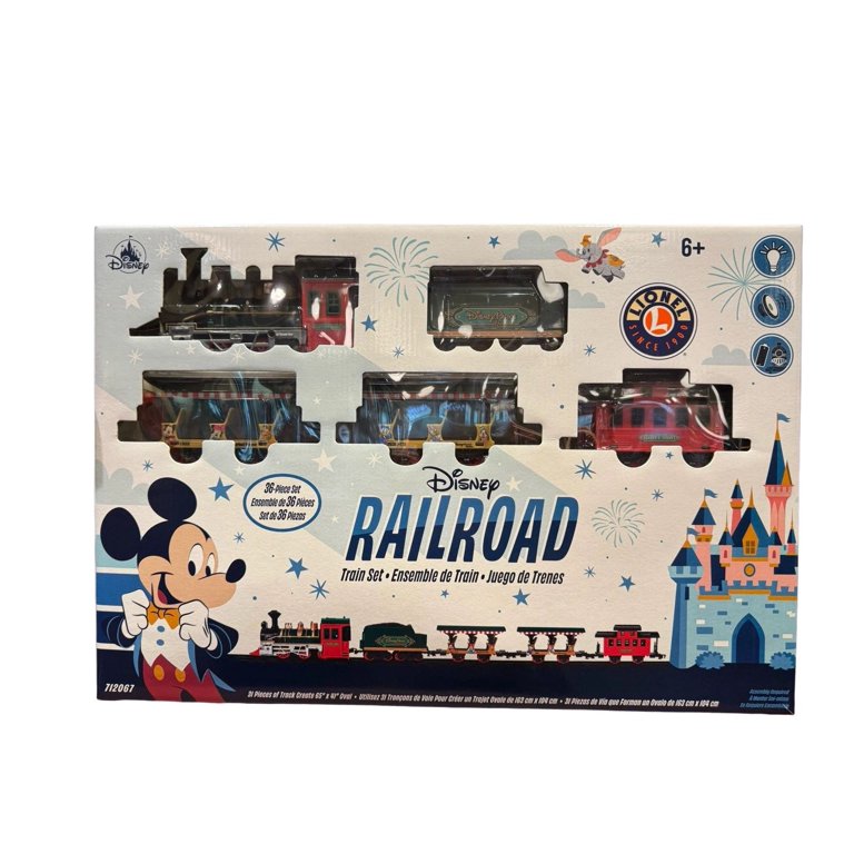 ディズニーランドエクスプレスメインストリートパレード トレインセット Disney Parks Mickey Mouse Classic Metal Railroad Train Set by
