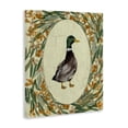 thumbnail image 3 of Stupell Industries Duck Portrait with Florals Canvas Wall Art design by Yen, 20 x 16, 3 of 7