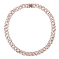 thumbnail image 2 of Clasp Chain,Cuban Necklace Bling Bling Necklace Hip Hop Necklace Precision Engineered, 2 of 9