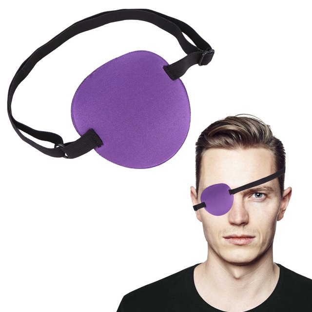 Parches para Ojos Perezosos Amblyopia Parche Un Ojo Transpirable Disfraz Cosplay