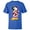 Royal, variant on Santa Mickey Mouse Holiday - Short Sleeve T-Shirt for Kids -Customized-Royal
