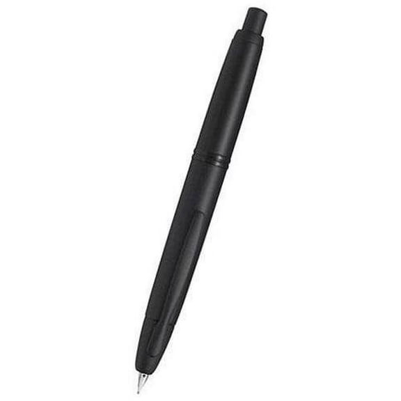 Pilot Vanishing Point Matte Black Fountain Pen - Broad