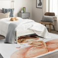 thumbnail image 4 of Cute Girls Rug & Home Decor - Princess Rugs for Entryway, Front Door Mat Indoor Entrance, Washable Rugs, 3x5 Rug, Non Slip Soft Small Area Rug, Blush Carpet & Room Decorations Y-&256, 4 of 7