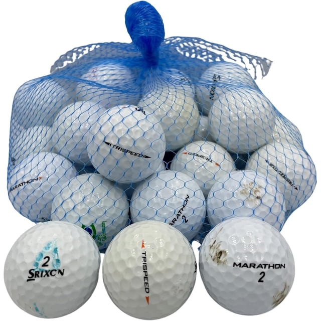 Golf Ball Planet - Srixon Mix Recycled Golf Balls (3A/Good, 24 Pack)