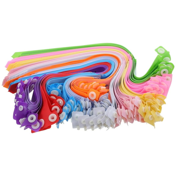 LOLIPPYY 100Pcs Hospital Identification Wristbands Waterproof Writable Plastic Medical Id Bands