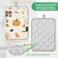 thumbnail image 6 of Yayeee Pot Holders Kitchen Heat Resistant with Pocket 7"x9.8" Cotton Oven Cooking Hot Pads, Beige Fall Pumpkin, 6 of 7