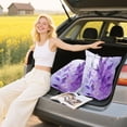 thumbnail image 6 of 2-Pack Waterproof Travel Laundry Bag Lightweight Polyester Duffle with Top Handle for Beach/Camping/School Watercolor Lavender Clip Art, 6 of 7