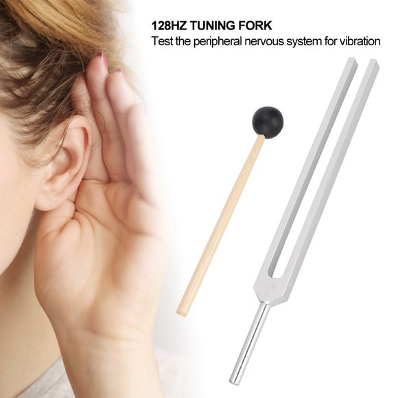 Fugacal Diapasón, diapasón de Yoga de Equilibrio de Chakra de meditación de aleación de Aluminio de 128 hz con Martillo de Goma y Bolsa de Almacenamiento de Franela Fugacal No se aplica