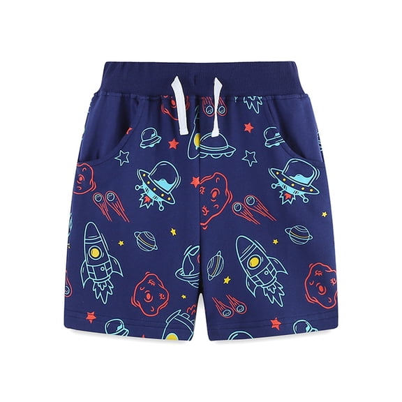 Fengyings Clearance Toddler Boys Shorts Drawstring Print Summer Shorts Casual Shorts Sports Short
