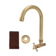 thumbnail image 2 of Sink Faucet Antique Brass Single Handle Faucet Cross Knob Handle Stable Water Pressure Easy To Install For Kitchen ANGGREK Otros, 2 of 7