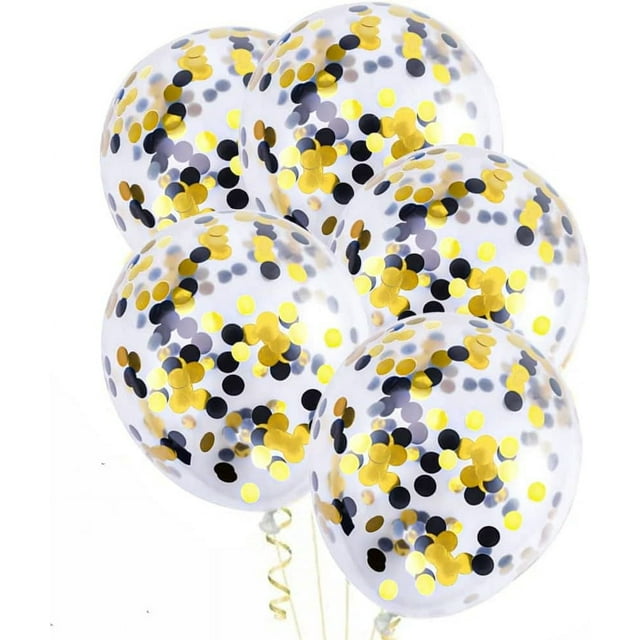 Globo de lentejuelas transparente de 12 pulgadas, globo de 12 pulgadas de grosor, 2,8 g, decoración para fiestas de bodas, gas de lentejuelas de oro rosa