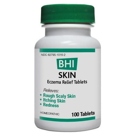 BHI Skin Eczema Relief Tablets, 100 Ct (Best Homeopathic Remedy For Eczema)