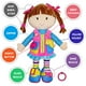 thumbnail image 2 of June Garden 15.5 Dressy Friends Belle - Educational Stuffed Plush Doll for Kids and Toddlers 2 Years and Up - Montessori Buckle Soft Toy, 2 of 5