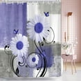 thumbnail image 2 of Brythos Shower Curtains,Easy Machine Washable Shower Curtains for Bathroom,Fabric Shower Curtain,Style6,35"X72", 2 of 5