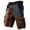 Mint Green, variant on Men's Casual Loose Fit Multi-Pockets Military Cargo Shorts Camo Print Cargo Shorts with Multiple Pockets and Relaxed Fit Army Green L