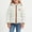White, variant on CYRBOKO Girls Puffer Hooded Jackets, Thermal Long Sleeve Zip Up Lightweight Winter Outerwear White Size 7-8 T