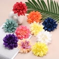 thumbnail image 4 of Uxcell 15-Pack Flores Artificiales, 3.54 Pulgadas Crisantemo de Seda para Decoraciones de Hogar, Ramos de Boda, Centros de Mesa [Azul Niebla], 4 of 6