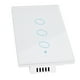 thumbnail image 2 of Interruptor de lámpara , interruptor inteligente apto para / aplicación de inteligente interruptor de temporizador de - 3 Interruptor blanco 3 Colco Interruptor táctil inteligente WiFi RF, 2 of 8