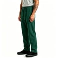 thumbnail image 5 of LEAVINGSUO Baggy Sweatpants Wide Leg Pants for Men Fleece-lined Straight Pants Winter Solid Color Loose Sports Casual Pants Green S, 5 of 5