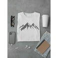 thumbnail image 3 of Cool Mountains Doodle Graphic T-Shirt Men -Image by Shutterstock, Male 4X-Large, 3 of 4