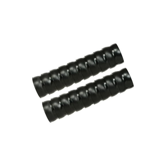 - 81302AS Anti-Static Vacuum Hose Component, Black Acetal Copolymer, 2-1/2" ID, 2 x 12" Length Segments (18 elementals total)