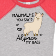 thumbnail image 4 of Inktastic Mawmaw's You Say Alpaca My Bags Boys or Girls Baby Bodysuit, 4 of 5