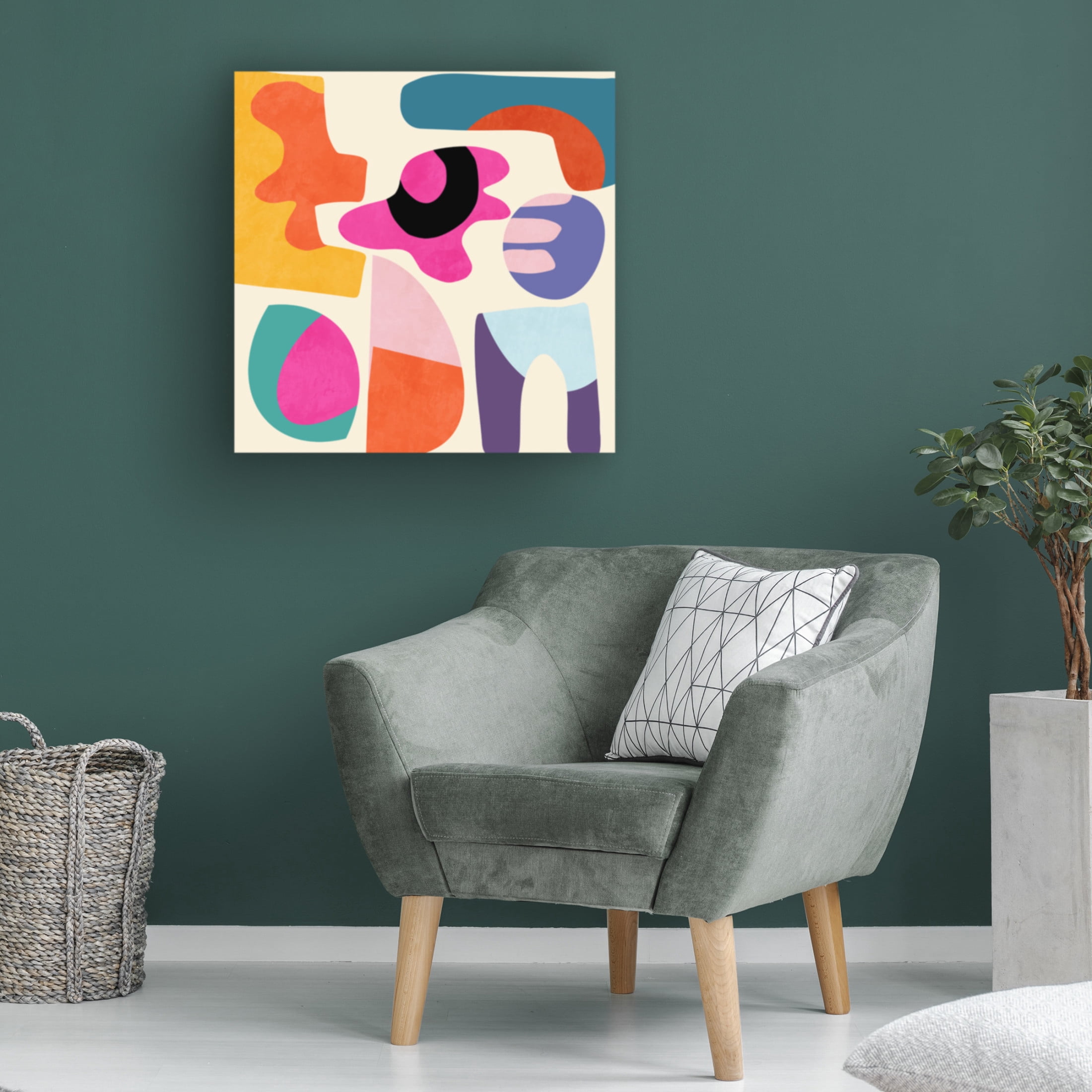 Trademark Fine Art Ana Rut Bre Pattern3 Mid Bunt 9 Canvas Wall Art