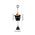 thumbnail image 3 of Miwamany Halloween Wind Chime Hanging Decor, Pumpkin Black Cat Bat Ghost Witch Ornament, Festive Door Wall Bell for Home Party Decoration, 3 of 6