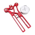 thumbnail image 3 of S SERENABLE Outil de Réparation de Tensiomètre de Rayons de Bicyclette Alliage d'Aluminium Fabrication de Roues Accessoires d'Extérieur Robuste avec Affichage Pièce d'Horloge Rouge, 3 of 9