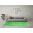 thumbnail image 3 of Ahgly Company Indoor Rectangle Oriental Emerald Green Industrial Area Rugs, 7' x 10', 3 of 4